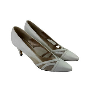 Y2K Caressa White Elegant Women's Heels
